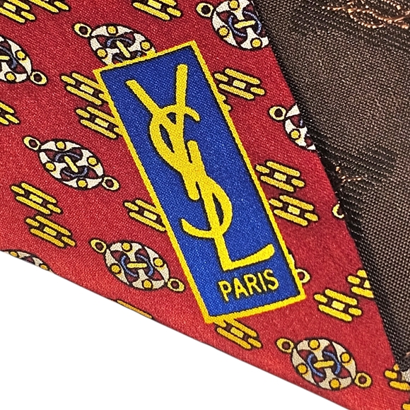 YVES SAINT LAURENT TIE - Picture 9 of 12